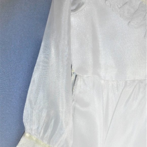 ILGWE Vintage COMMUNION DRESS w/ Vail Union Made Vintage Girls Wedding Dress - Picture 8 of 8